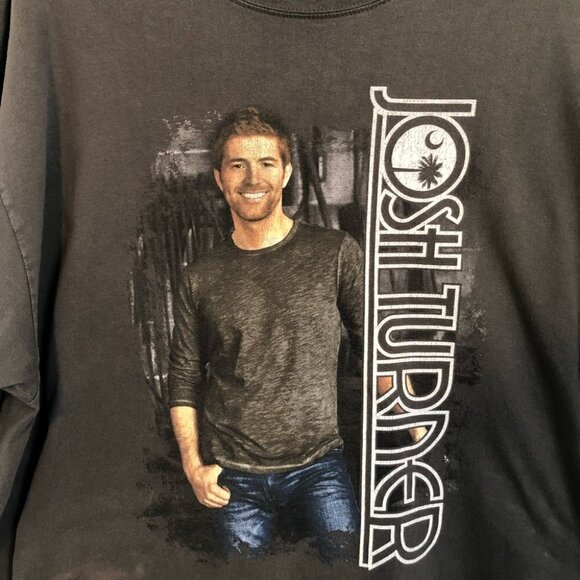 Josh Turner  Grey Concert- Shirt Mens XLG - Picture 4 of 10